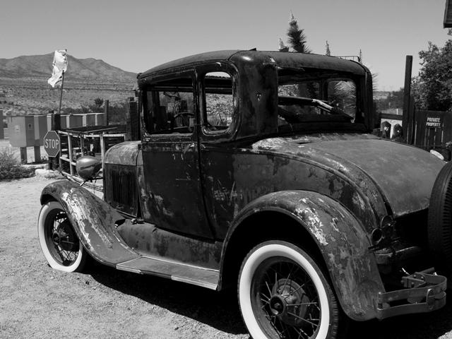 Rusted Car in Hackberry Arizona by Sheree Zielke