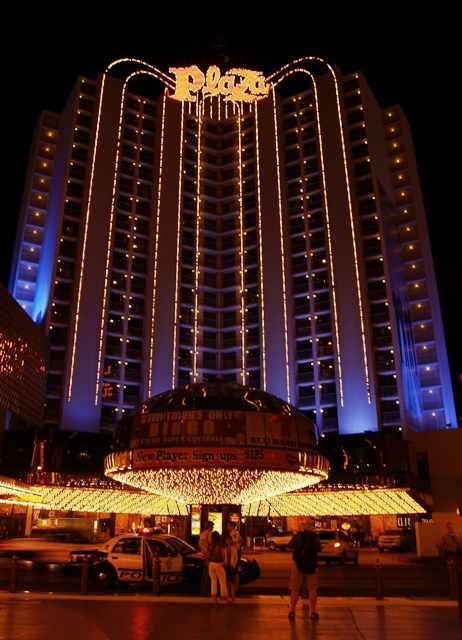 Plaza in Las Vegas at Night by Sheree Zielke